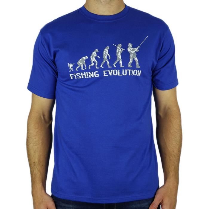 Pêche Pêcher EVOLUTION-T-shirt hommes taille S à XXL