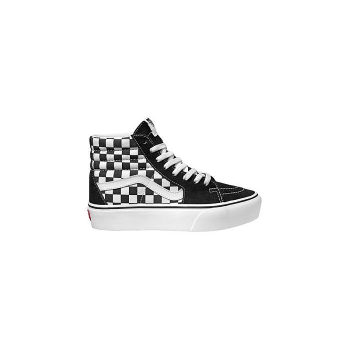 vans checkerboard sk8 hi platform