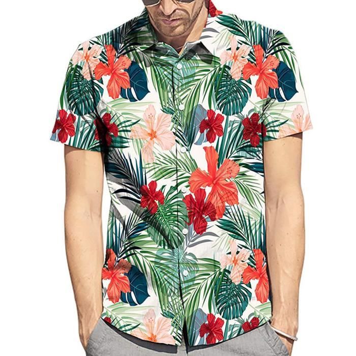 chemise a fleur homme