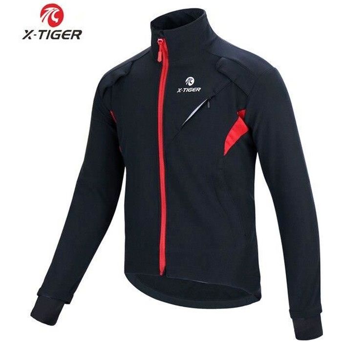 Hiver Veste de Cyclisme Hommes Échauffement Thermique Sport de Plein Cycling Jacket Air VêTements de VéLo Coupe Vent ImperméAble VTT Maillot