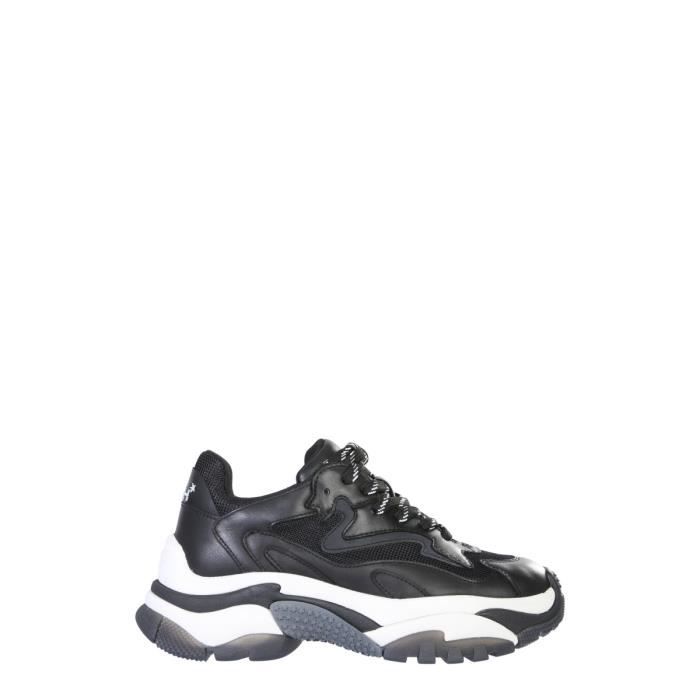 Ash Addict04 Femme Noir Cuir Baskets Noir - Cdiscount Chaussures