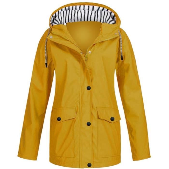 YINGJIELIDE Veste De Pluie Imperméable à Capuche Pour Garçons Et Filles