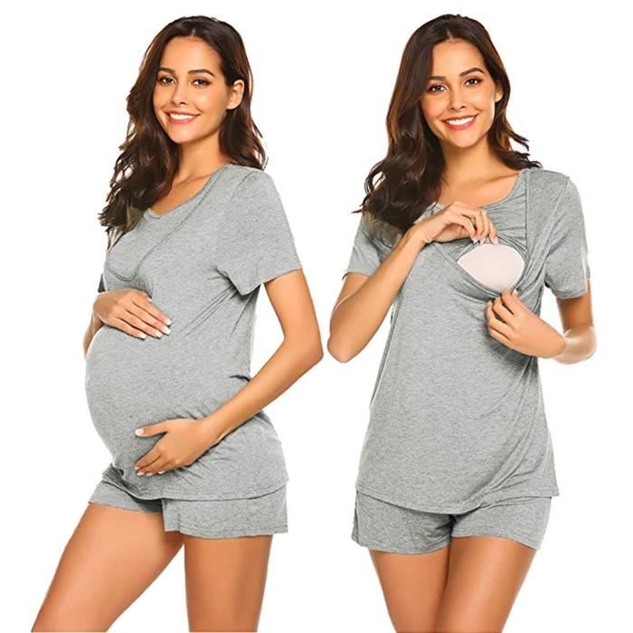 Pyjama Nursing Pyjama Maternité Hiver Bresdk - Coton Doux Pour Allaitement | Confortable Et Chaud Vêtement Grossesse Confort Pyjama Nursing Pyjama Maternité Hiver Bresdk - Coton Doux Pour Allaitement | Confortable Et Chaud Vêtement Grossesse Confort