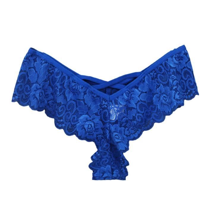 Femmes Sexy Dentelle Transparente Respirante Doux Mémoires Culottes
