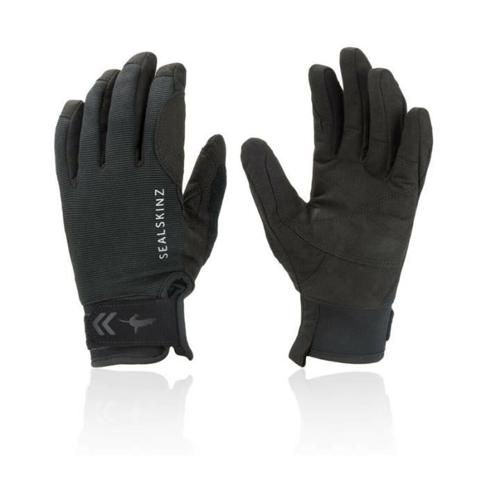 Gants imperméables Sealskinz Noir Adulte Mixte Construction à