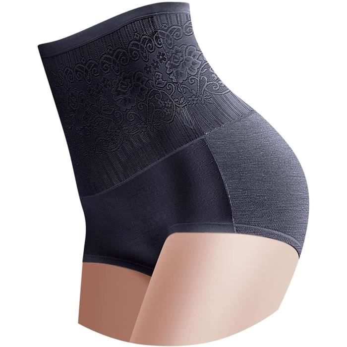 Body Gainant Femme Sans Couture - Ventre Plat, Taille Sculptée - Nylon/Spandex (Tailles M/L) - Marron