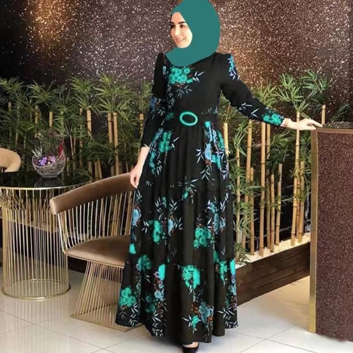 Robe ample pour femmes musulmanes Abaya Jilbab Kaftan Hijab