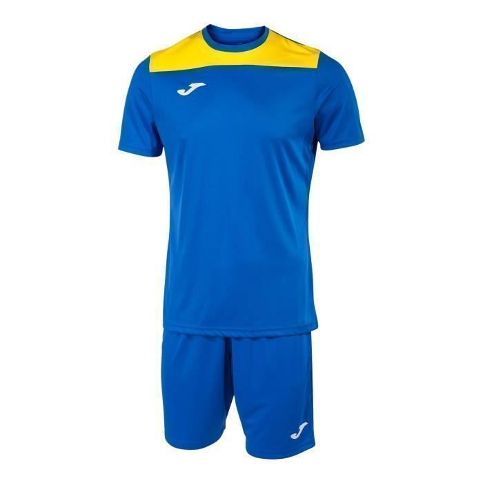 Ensemble maillot & short enfant - JOMA - Phoenix II - Bleu roi/jaune - Manches courtes - Coupe ample Ensemble maillot & short enfant - JOMA - Phoenix II - Bleu roi/jaune - Manches courtes - Coupe ample