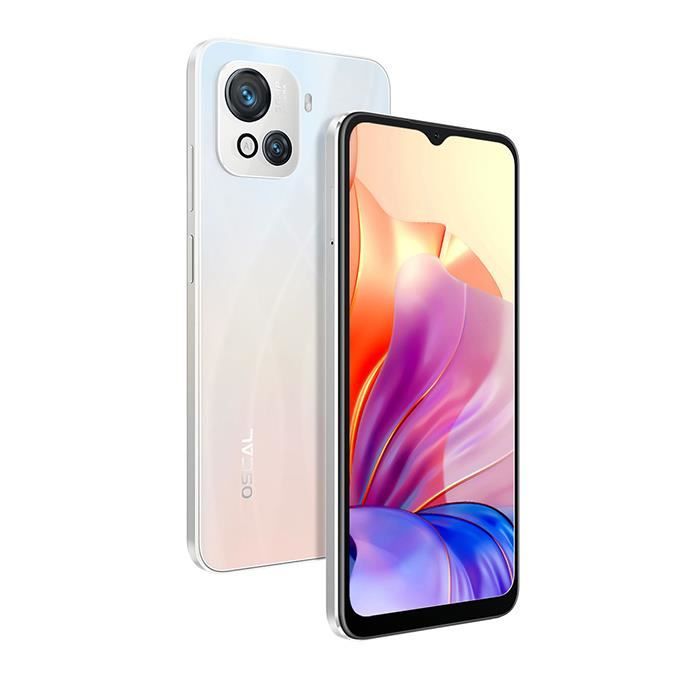 Blade Blade MIBZOR 2 Piezas Protector De Pantalla Para Blackview Wave 8 /8C / Blackview Wave 9C / Oscal Flat 2 / Oscal Flat 2C (6.56") Cristal Templado Dureza 9H Película Protectora Oscal Flat 2