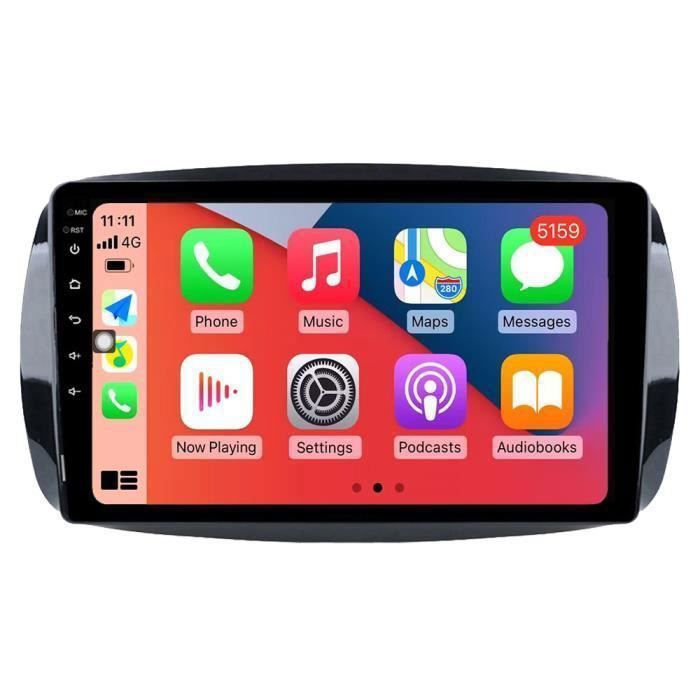 Autoradio GPS Bluetooth pour Mercedes Benz Smart Fortwo 2014-2020 ...