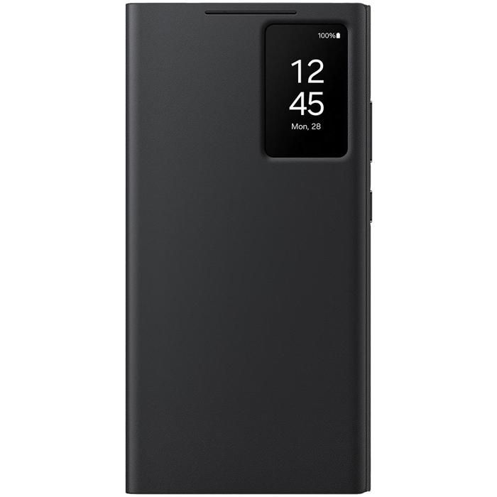Coque et étui - Samsung - Galaxy S24 Ultra - Étui Smart View - Noir - Silicone Coque et étui - Samsung - Galaxy S24 Ultra - Étui Smart View - Noir - Silicone