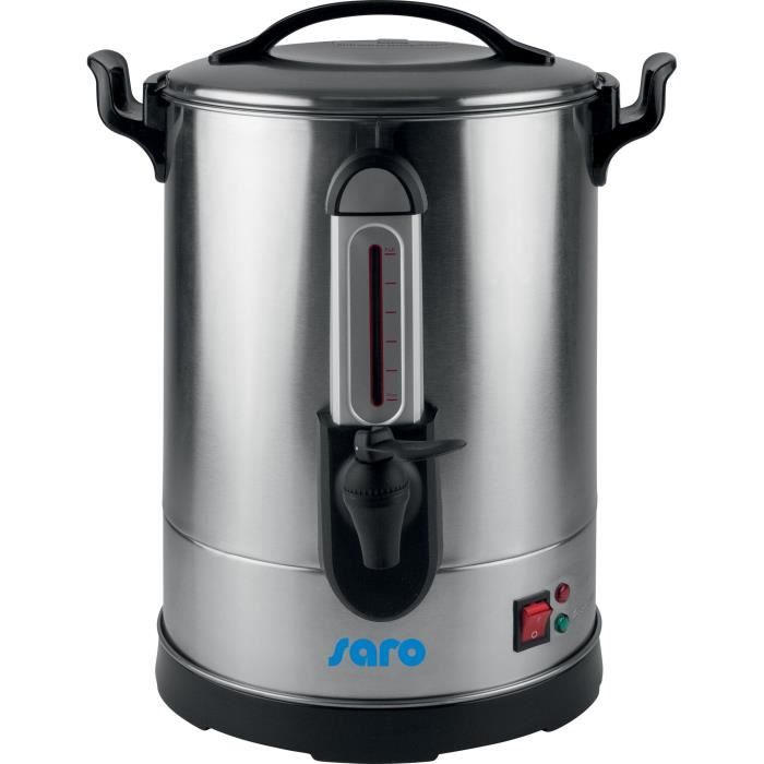 Percolateur à Café Livoo DOM397 - 6,8L (40 Tasses), Thermostat Réglable, Maintien Au Chaud - Inox