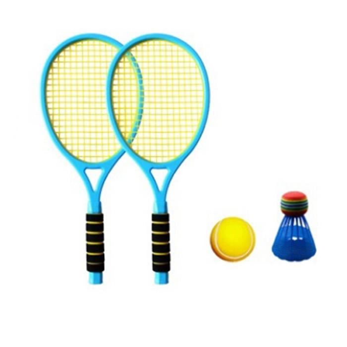 Badminton Set Pour Enfants Avec 2x Raquettes Balle Junior Raquette De Tennis Play Jeu E7F3 