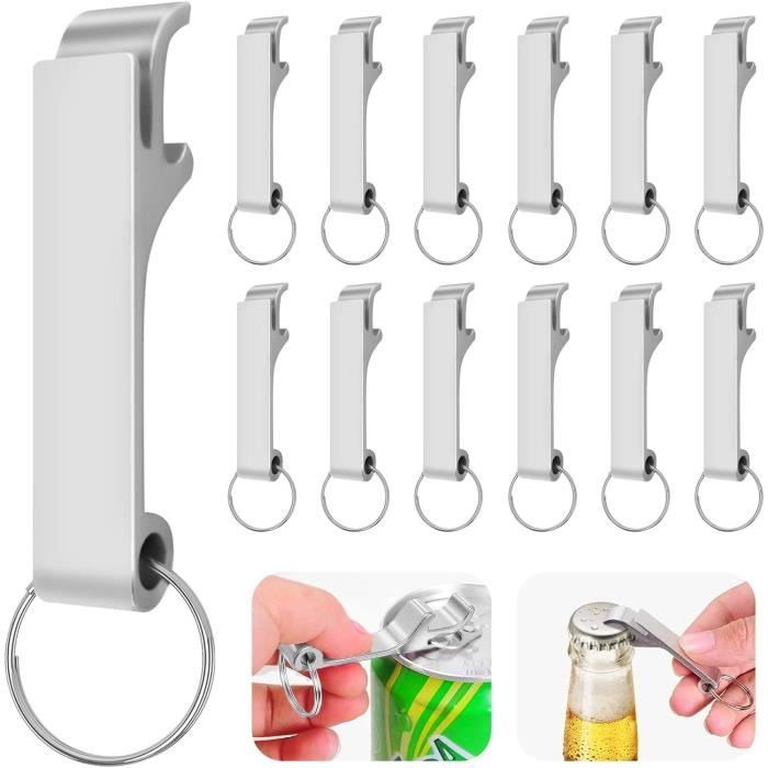 24 Décapsuleurs Porte-clés Sinofort - Alliage Aluminium - Multicolores - Pour Bière, Soda - Cadeau Fête, Mariage, Bar
