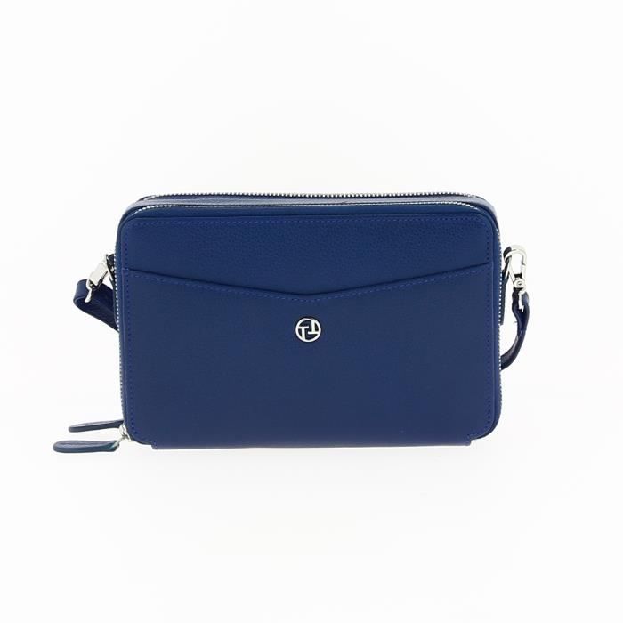 Texier Pochette porté croisé Alice Femme PE19 TU Bleu