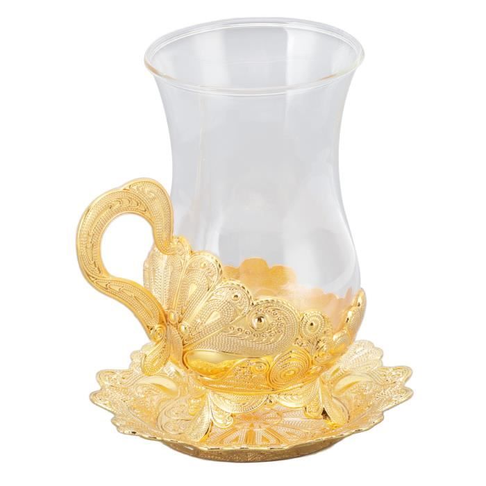 Tasses à café vintage en verre - France