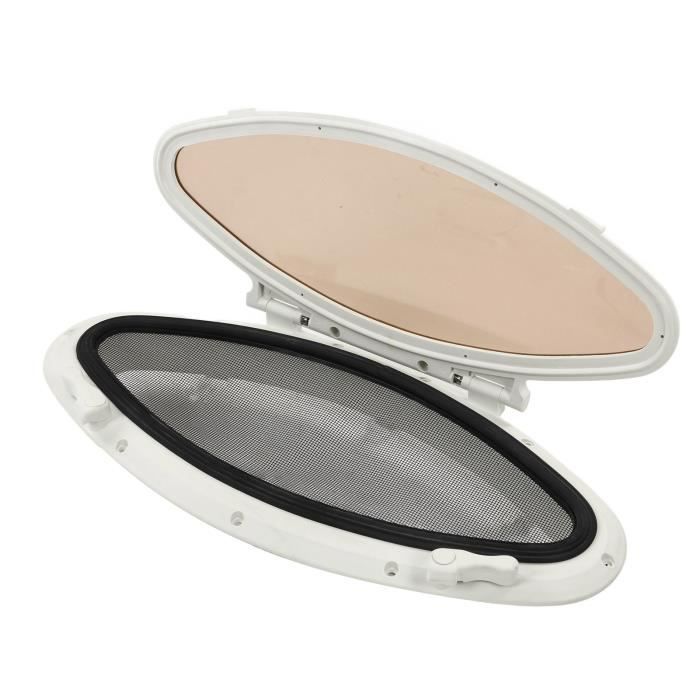 Hublot Rond 26,5 Cm Verre Trempé Noir - Fenêtre Marine Pour Bateau Yacht RV Portes