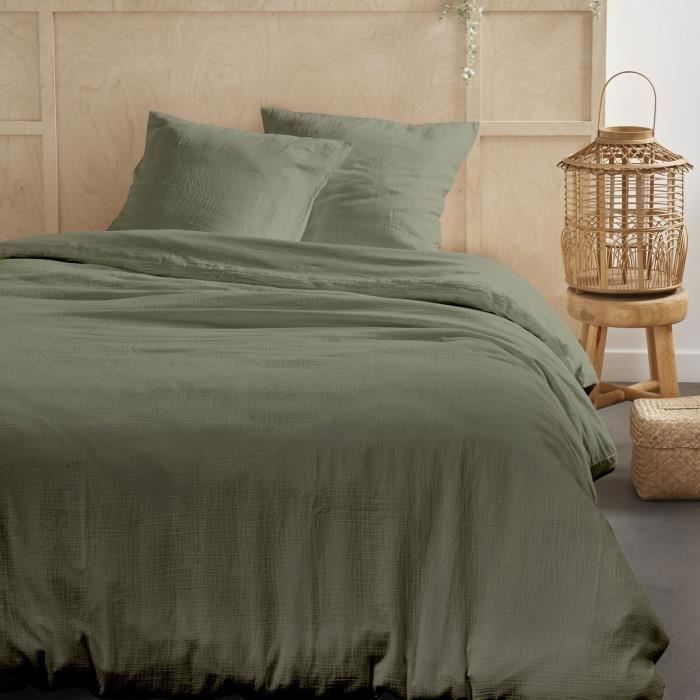 Today Housse De Couette 240x260 Cm Coton 57 Fils - Dune, 2 Personnes, Douceur Naturelle