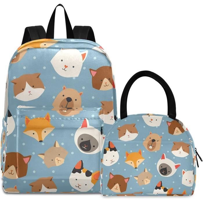 Sac à Goûter Isotherme Enfant Avec Motif Stitch - Sac Déjeuner Réutilisable Sans BPA - Pour école, Pique-nique Ou Sortie