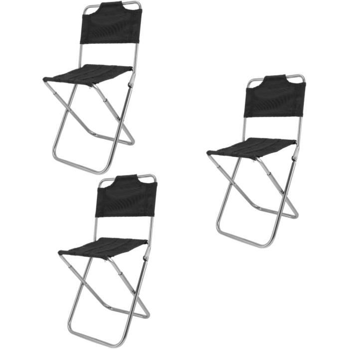 COSTWAY Lot De 2 Chaises De Camping Pliantes En Bambou & Toile Avec Sac