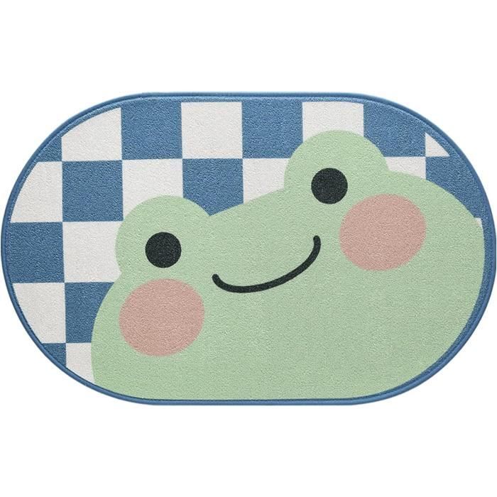 Tapis De Bain Anti-dérapant Grenouille – Vinyle Transparent, Ventouses, 27x15 Pouces