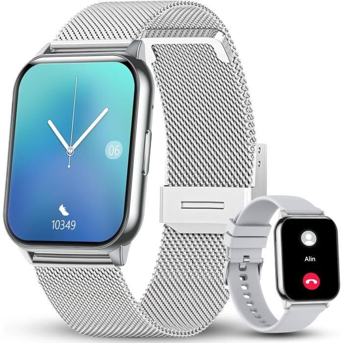 Montre Connectée AMOLED 1,96 Pouces – Appel Bluetooth, GPS, ECG – Smartwatch Pour Android Et IOS
