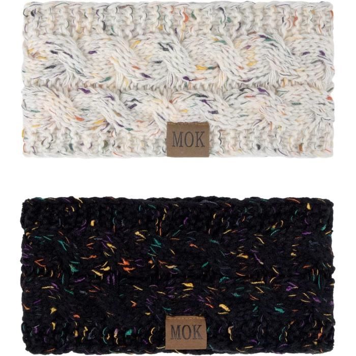 6495＠ Femmes Bonneterie Bandeaux Hiver chaud Accessoires Wrap tête