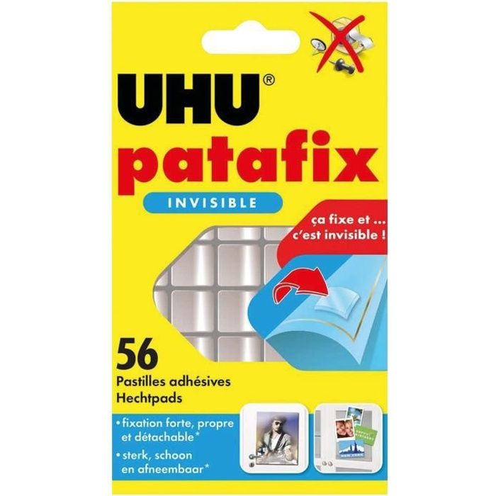 UHU Patafix Invisible 56 Pastilles