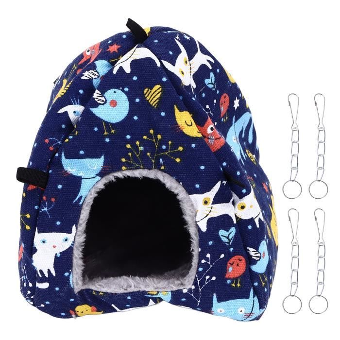 Xinxinyy Nid D'Oiseau Lit De Couchage Pour Inséparables Perruches Cacatoès Peluche Et Relaxation Vert M 5Ensemble