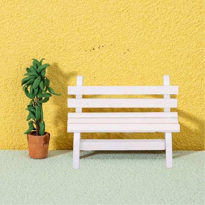 Hemoton Miniature de Jardin de fées Décoration Mini clôture en Bois