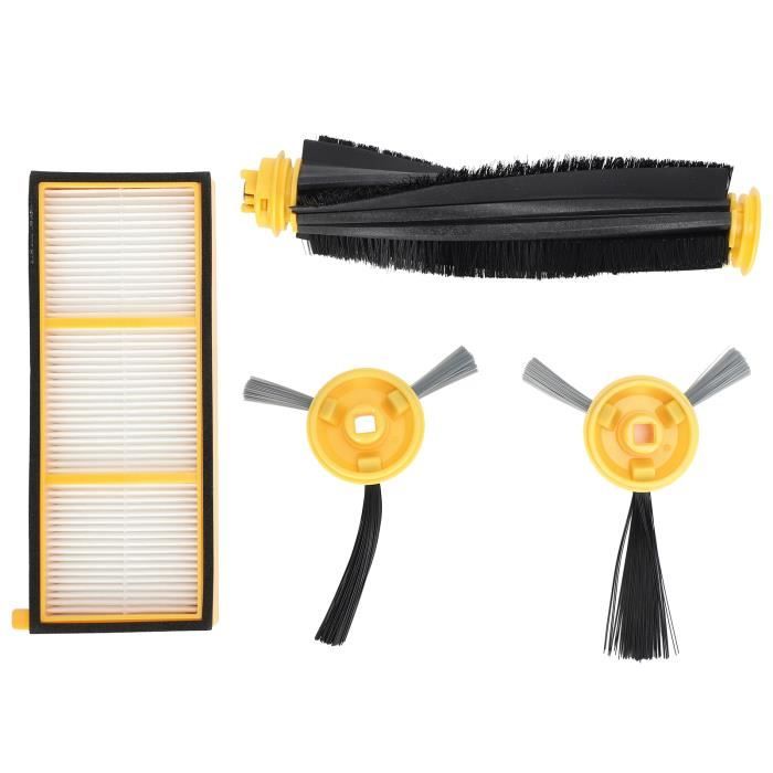 Kit Brosse Rouleau Pour Shark HydroVac - 2 Brosses + 2 Filtres + 4 Cotons + 1 Brosse Nettoyage