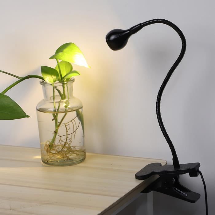 LAM-Lampe de table à LED - Lampe de bureau à pince - Cdiscount Maison