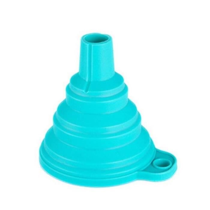 Lot De 5 Entonnoirs Pliables En Silicone - Multi-Tailles (5.5 à 11 Cm) - 5 Couleurs - Cuisine Et Bricolage