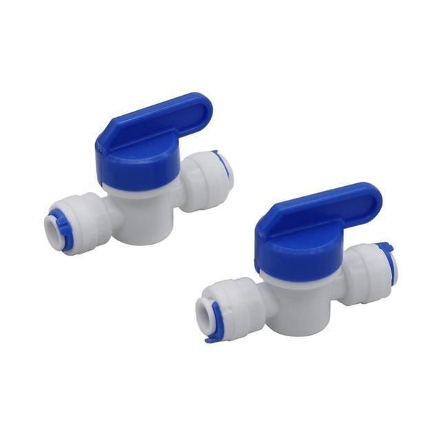 2 Pièces Vanne En Plastique 10mm 12mm - Raccord Tuyau Vanne De Contrôle De Débit Pour Jardin, Pelouse Et Usage Domestique