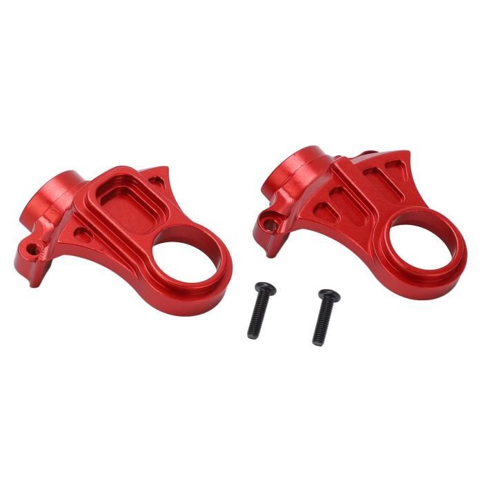 Boîtier Différentiel Arrière/avant En Alliage Pour Voiture RC 1/10 - Compatible Slash, Stampede, Rustler, Remo - Rouge