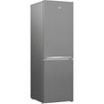 Réfrigérateur combiné congélateur en bas - BEKO - RCSA366K40SN - Classe E - 343 L - 185,2 x 59,5 x 67 cm - Gris Acier-1