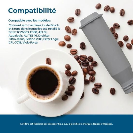 Filtro De Agua AllSpares 3 Uds. Apto Para Máquinas De Espresso Krups, Filtro De Repuesto Para Krups F088 Y Bosch Siemens Tcz6003 Tz60003 88733241 Filtro De Agua AllSpares 3 Uds. Apto Para Máquinas De Espresso Krups, Filtro De Repuesto Para Krups F088 Y Bosch Siemens Tcz6003 Tz60003 88733241
