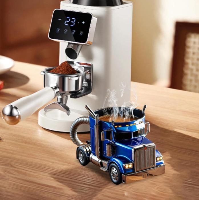 Purely Home Tasse En Céramique Blanche Pour Chauffeur De Camion