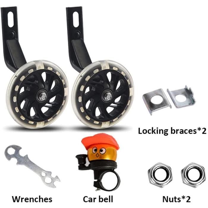 Roulette velo enfant 14 pouces roulette velo pour velo d enfant noir petites roues velo Cdiscount Sport
