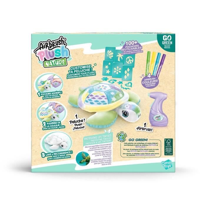Canal Toys Licorne à Personnaliser Airbrush Plush - Peluche Spray Art avec  Feutres et Pochoirs - dès 6 ans - OFG 274 - Cdiscount Jeux - Jouets