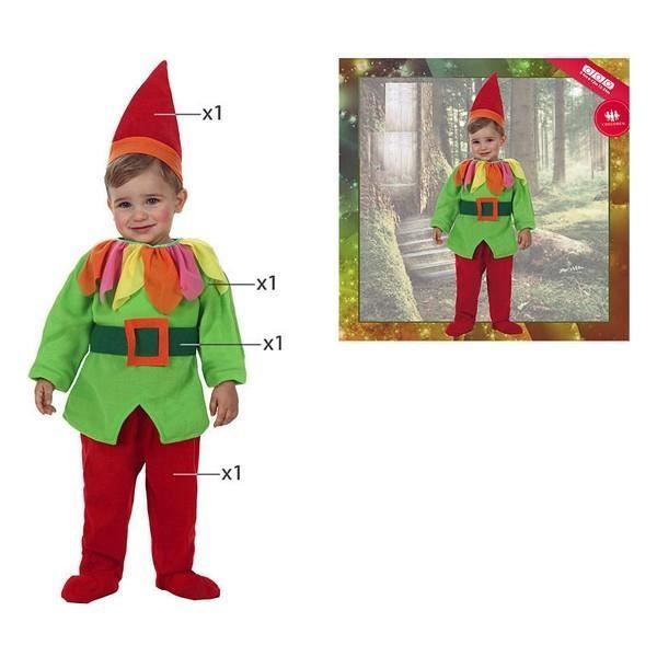 Costume de fête pour bébé lutin - EUROWEB - Taille 24 mois - Vert et rouge  - Polyester - Cdiscount Jeux - Jouets