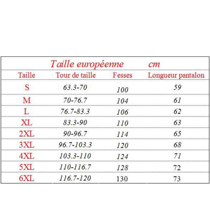 6xl 2025 taille homme