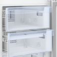 Réfrigérateur combiné congélateur en bas - BEKO - RCSA366K40SN - Classe E - 343 L - 185,2 x 59,5 x 67 cm - Gris Acier-2