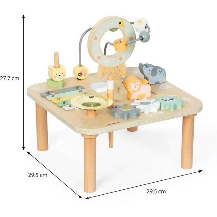 Jouet montessori en bois planche d’activités pour enfant • Essence du Bois Jouet montessori en bois planche d’activités pour enfant • Essence du Bois