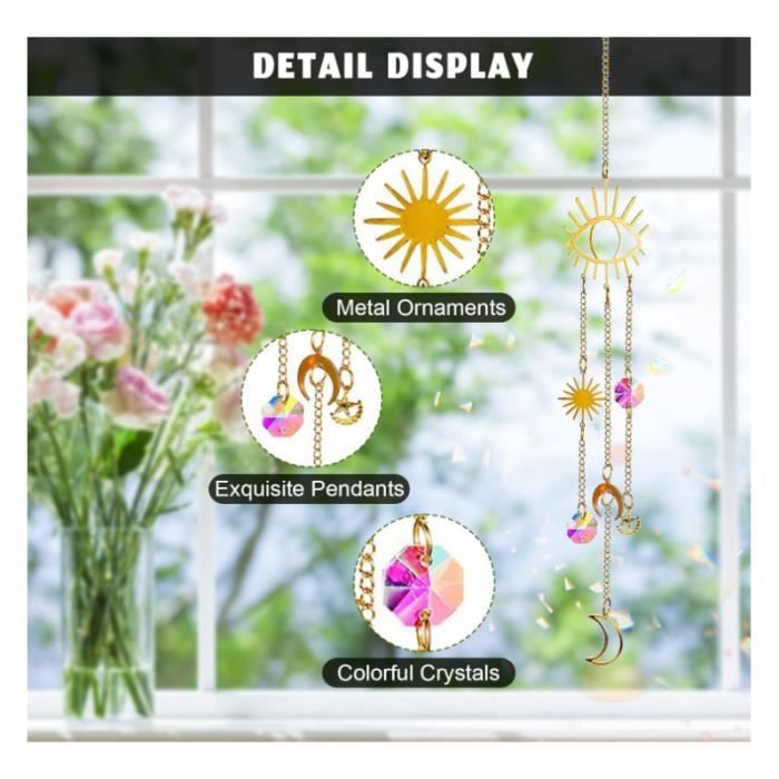 Winter Shore Broderie Diamant Kit Complet Attrape Soleil (Lot de 8) - Carillons Double Face à