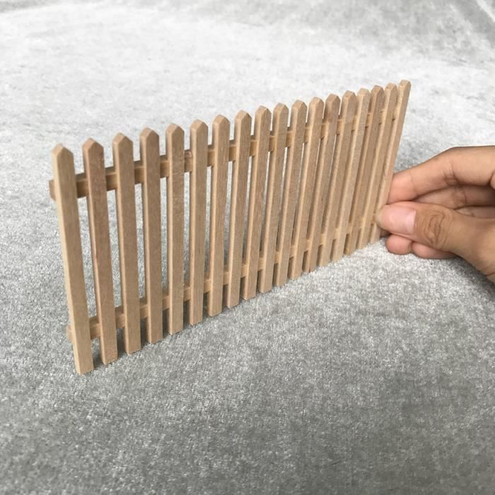 Miniature clôture main courante 1:12 mini maison de poupée clôture