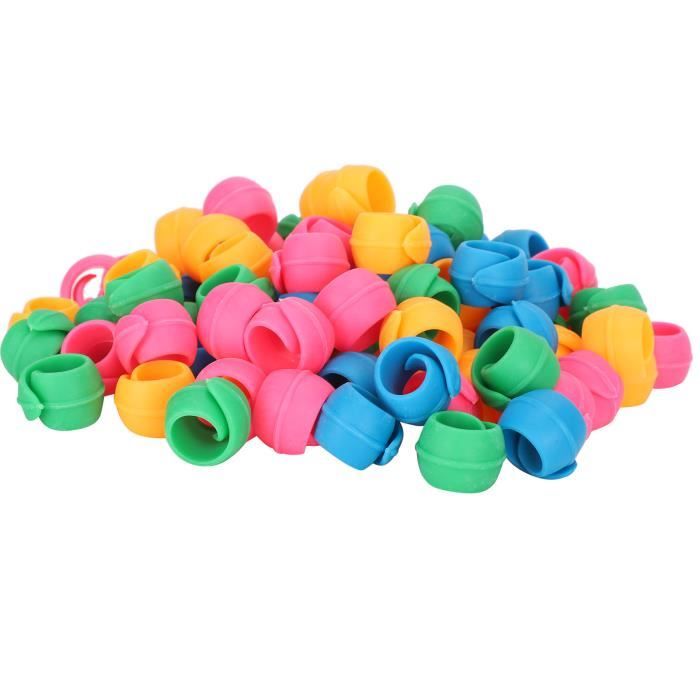 Huggers De Bobine, 48 Pièces Bobines De Fil De Silicone économiseur De Porte-canette Huggers Pour Garder Les Queues De Fil Sous Contrôle Non LâcheFils