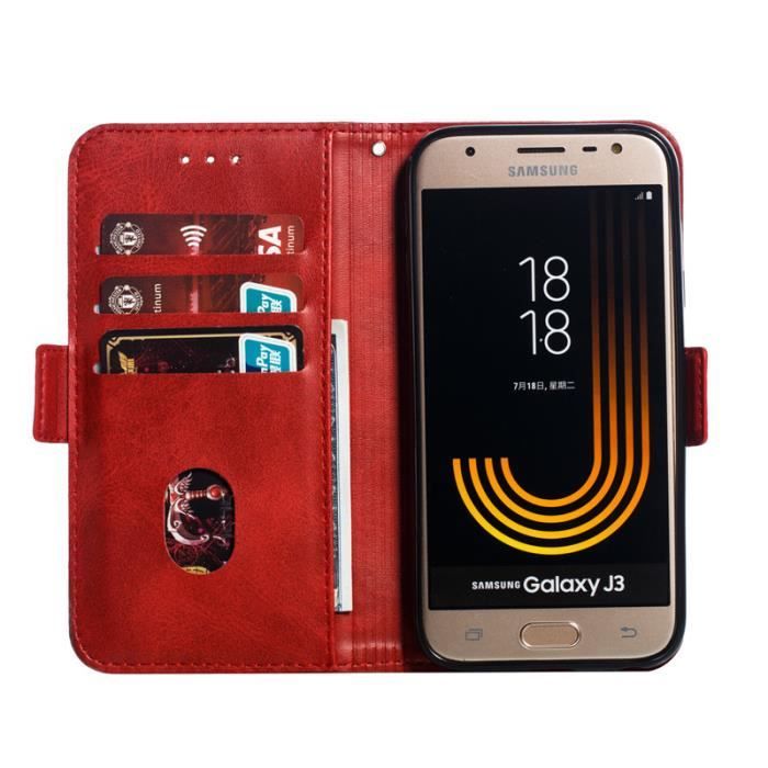 Pochette Folio Pochette Samsung Galaxy J3 2017 Coque Samsung J3