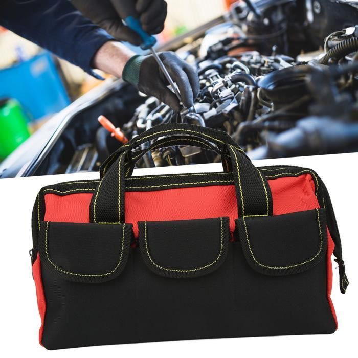 Shipenophy sac de rangement d'outils portables Sac de rangement d'outils de  13 pouces, sac à main auto outillage Rouge - Cdiscount Bricolage