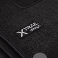 Logo Tapis De Sol Noir Velours Sur Mesure Pour Nissan X-Trail depuis 2017, 4pcs, Ajustement précis, Base Antidérapante-3